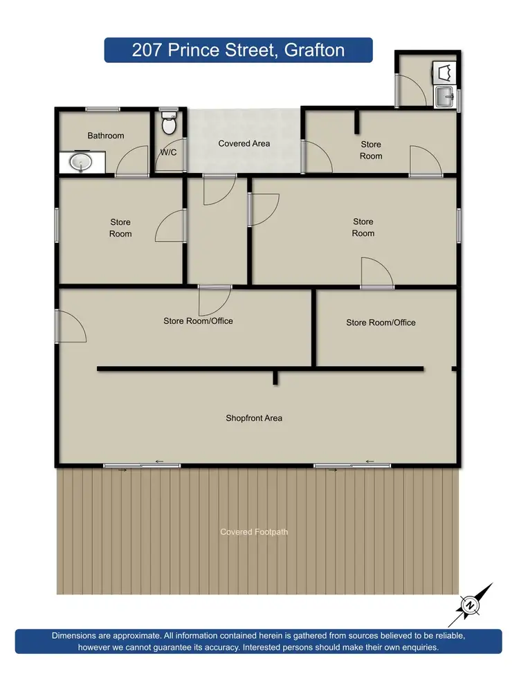 Floorplan of Homely house listing, 207 Prince Street, Grafton NSW 2460