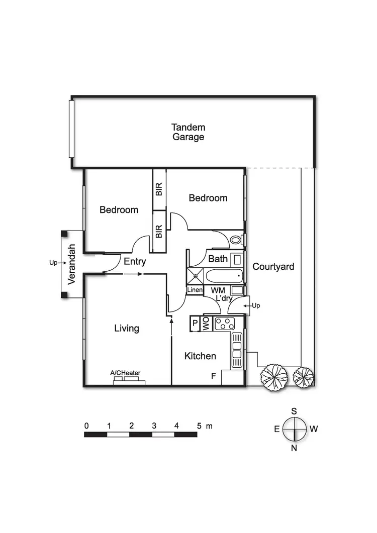 Floorplan of Homely unit listing, 3/6 Woornack Road, Carnegie VIC 3163
