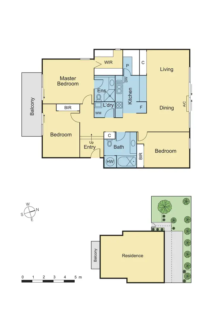 Floorplan of Homely apartment listing, 1/10 Rosanna Road, Heidelberg VIC 3084