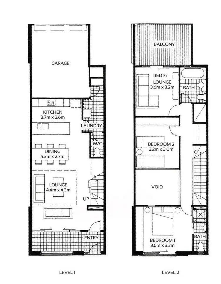 Floorplan of Homely house listing, Res 3/21 Russell Street, Adelaide SA 5000