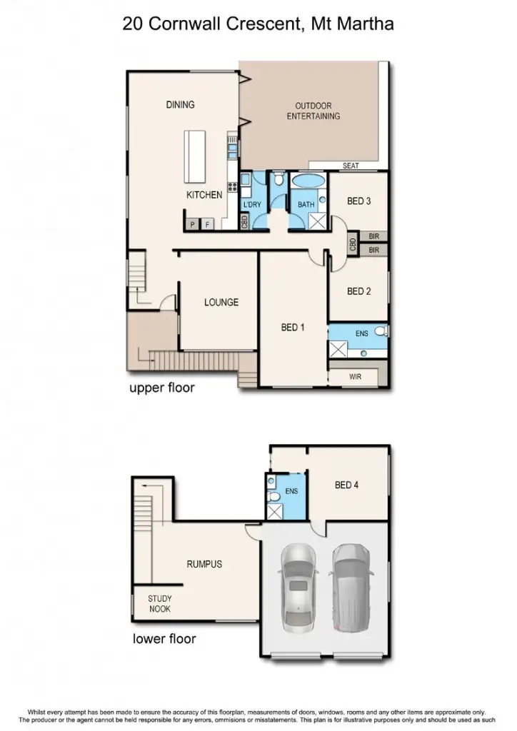 Floorplan of Homely house listing, 20 Cornwall Crescent, Mount Martha VIC 3934