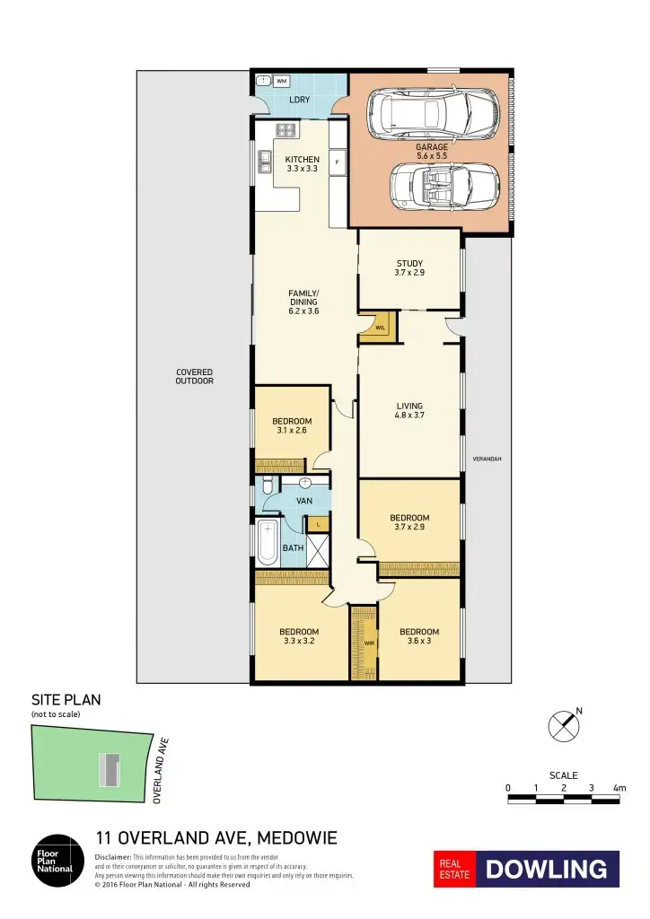 Floorplan of Homely rural property listing, 11 Overland Avenue, Medowie NSW 2318