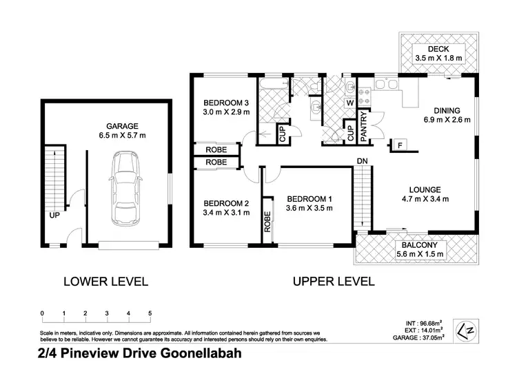 Floorplan of Homely unit listing, 1,2,3 & 4/4 Pineview Drive, Goonellabah NSW 2480