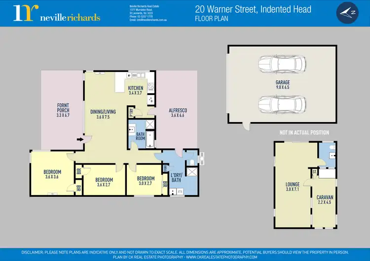 Floorplan of Homely house listing, 20 Warner Street, Indented Head VIC 3223