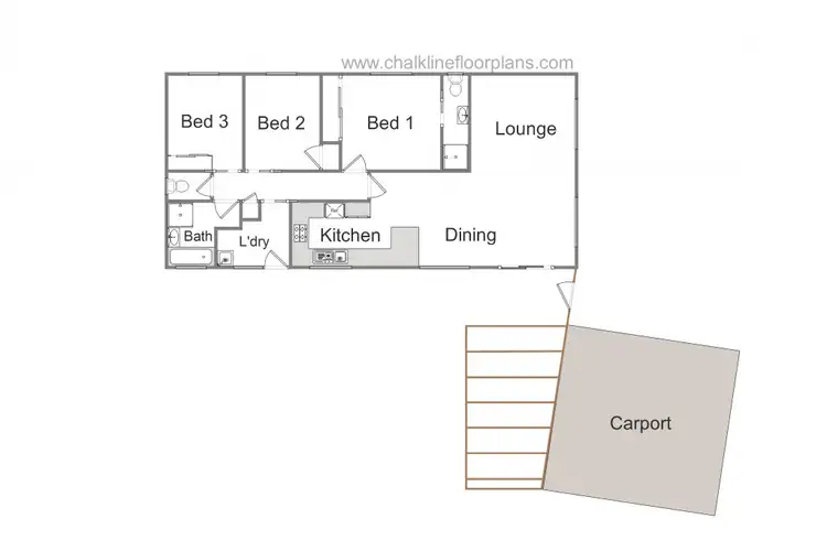 Floorplan of Homely house listing, 133A Highton Lane, Mansfield VIC 3722