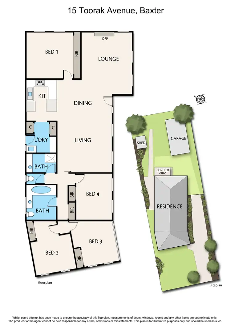 Floorplan of Homely house listing, 15 Toorak Avenue, Baxter VIC 3911