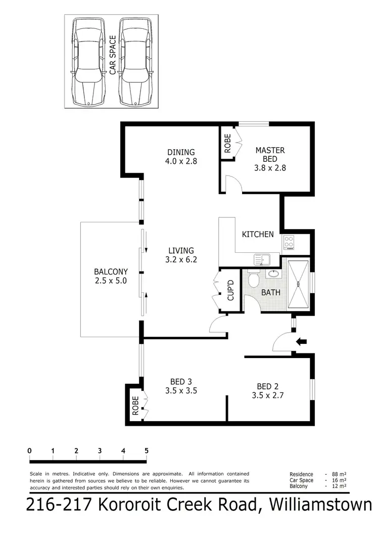 Floorplan of Homely apartment listing, 216/217 Kororoit Creek Road, Williamstown VIC 3016