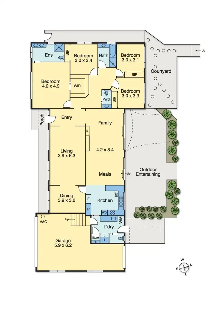 Floorplan of Homely house listing, 3 Andacani Court, Mount Eliza VIC 3930