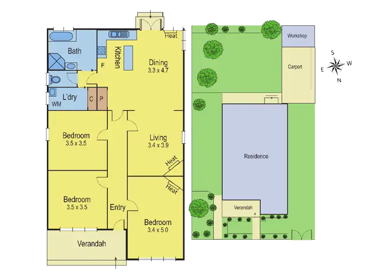 Floorplan of Homely house listing, 39 Saffron Street, Newtown VIC 3220