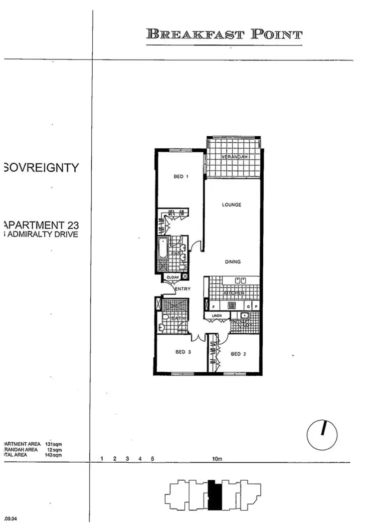 Floorplan of Homely apartment listing, 23/6 Admiralty Drive, Breakfast Point NSW 2137