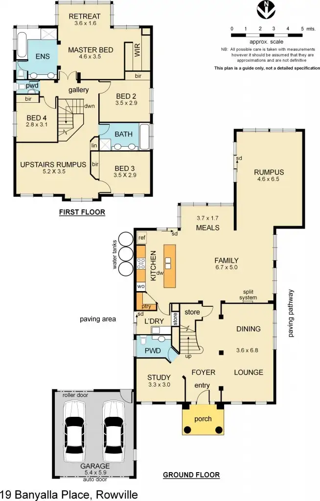 Floorplan of Homely house listing, 19 Banyalla Place, Rowville VIC 3178