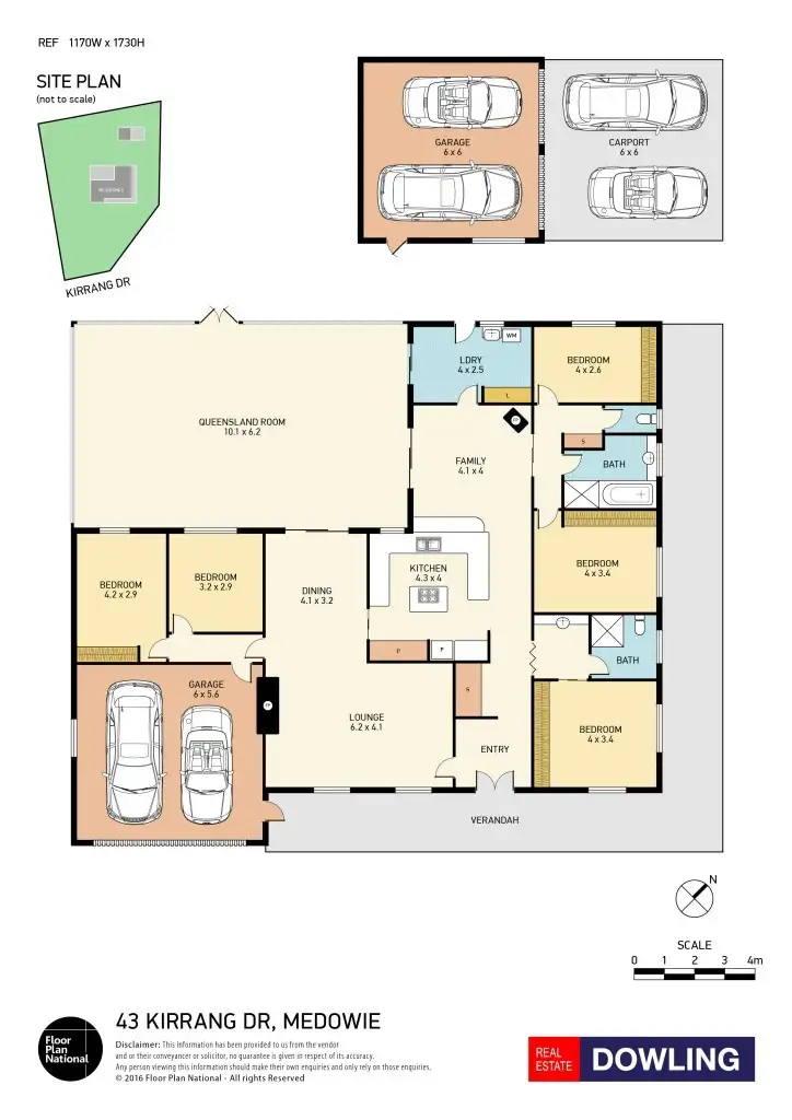 Floorplan of Homely house listing, 43 Kirrang Drive, Medowie NSW 2318
