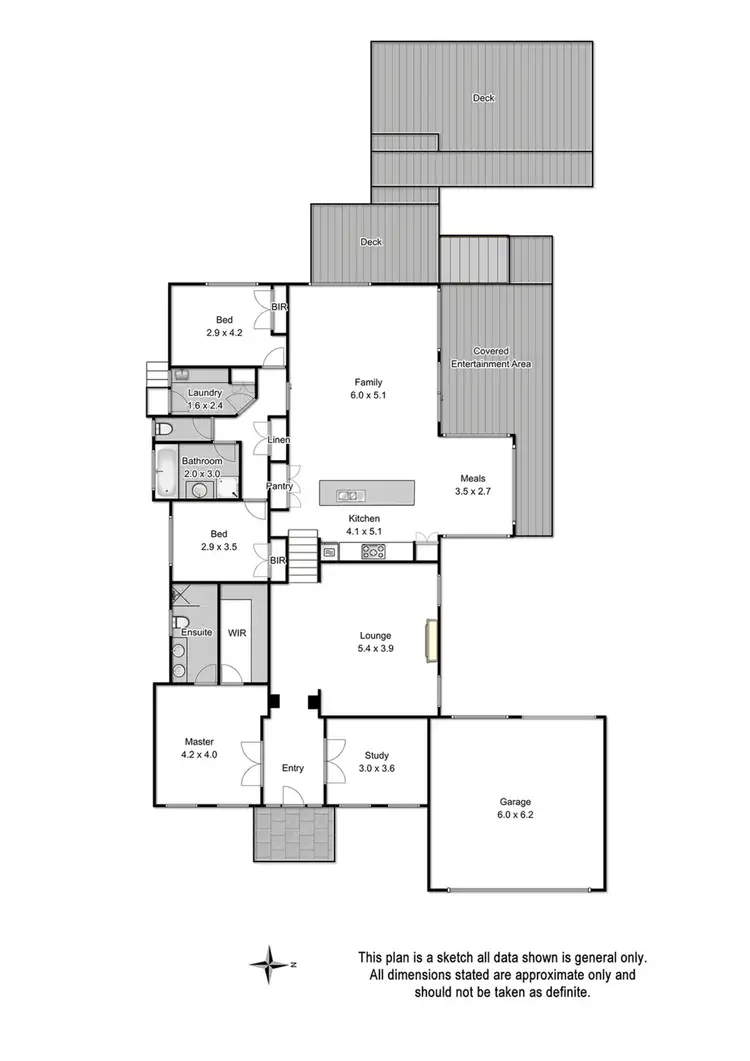 Floorplan of Homely house listing, 4 Hazelview Pocket, Croydon North VIC 3136