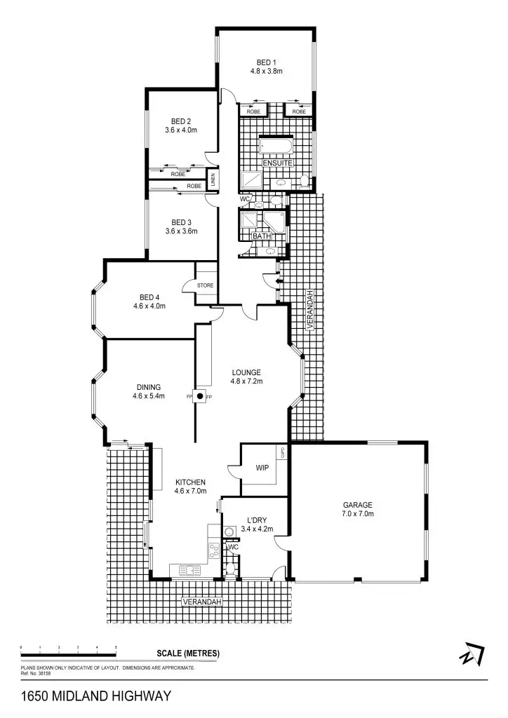 Floorplan of Homely land listing, 1650 Midland Highway, Huntly VIC 3551