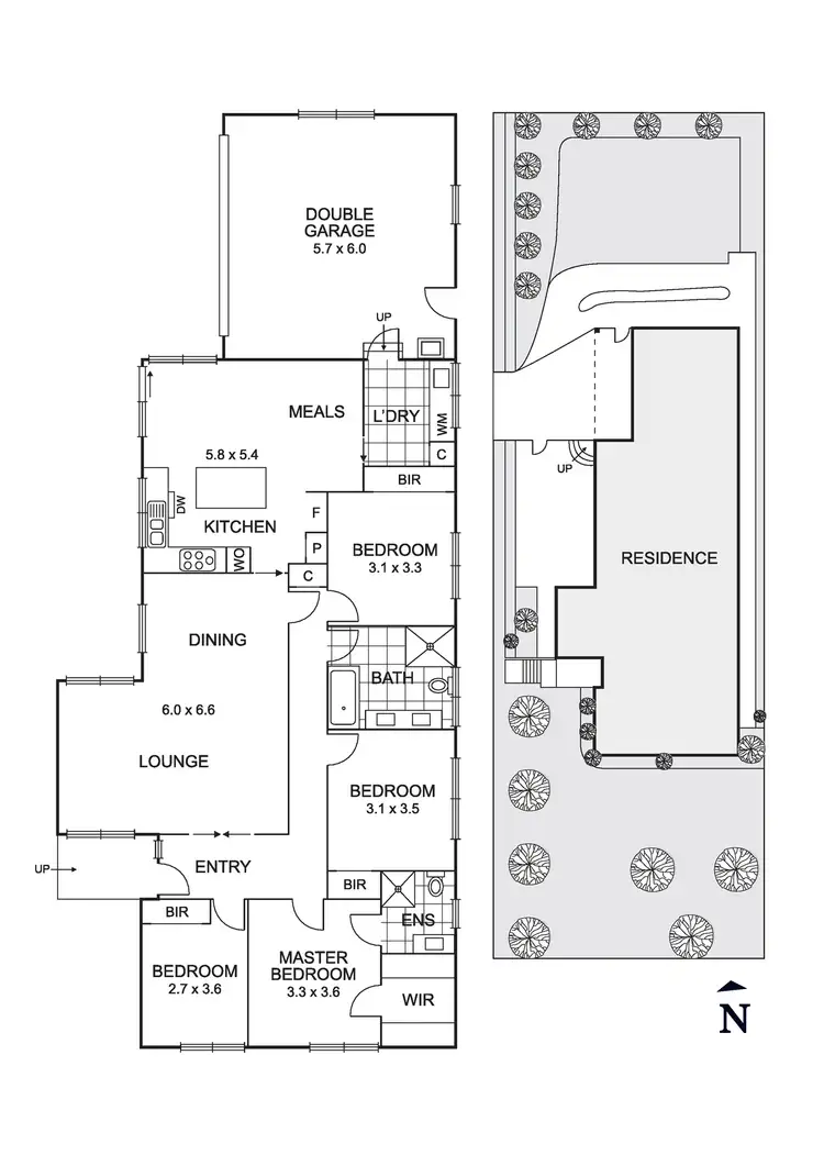Floorplan of Homely house listing, 53 Stanton Crescent, Rosanna VIC 3084