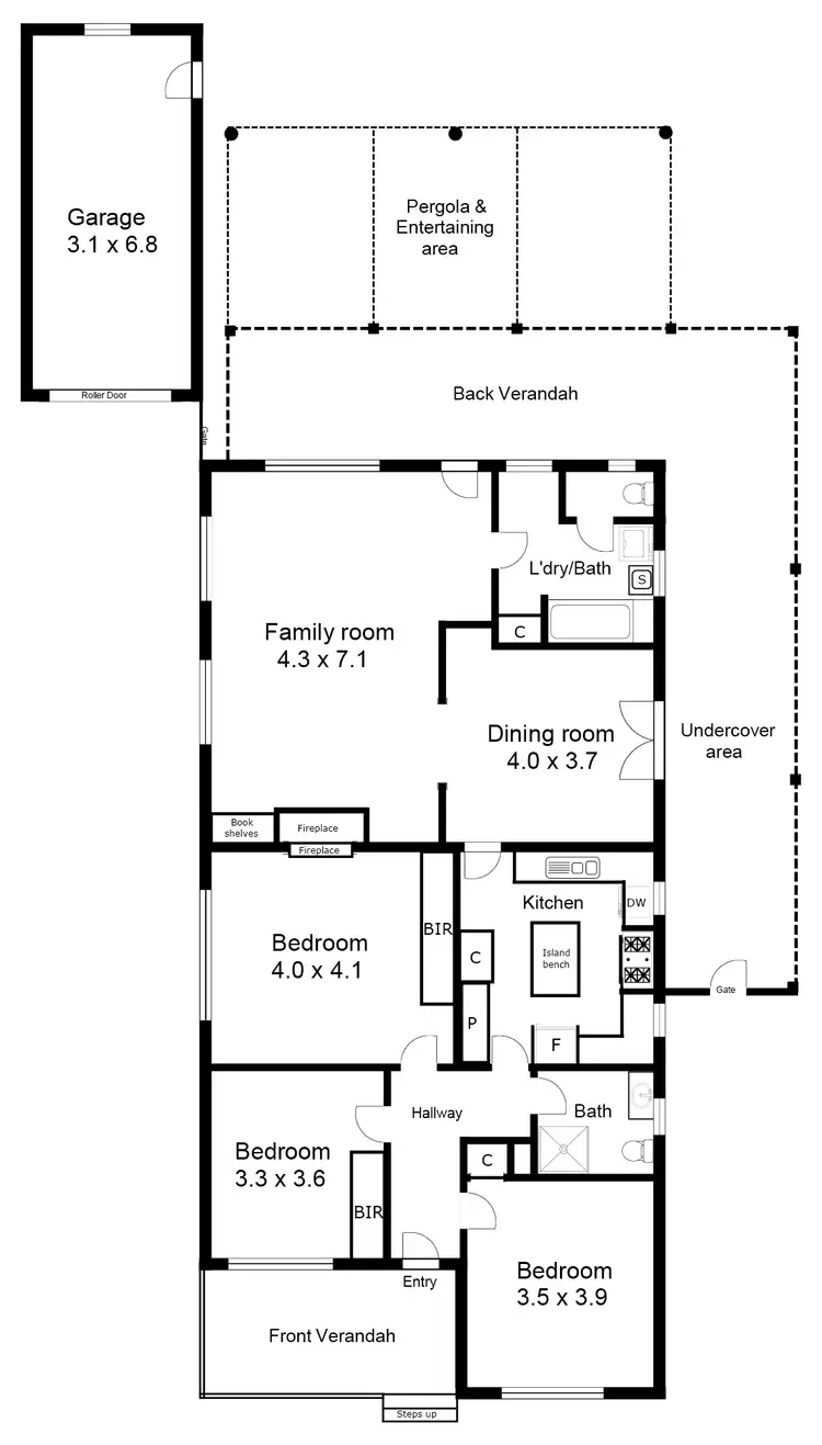 Floorplan of Homely house listing, 28 Brookong Avenue, Wagga Wagga NSW 2650