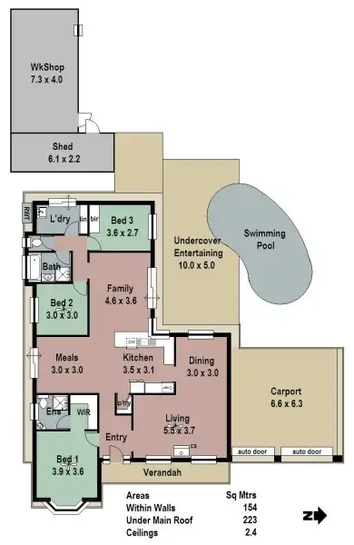 Floorplan of Homely house listing, 24 Barker Road, Mount Barker SA 5251