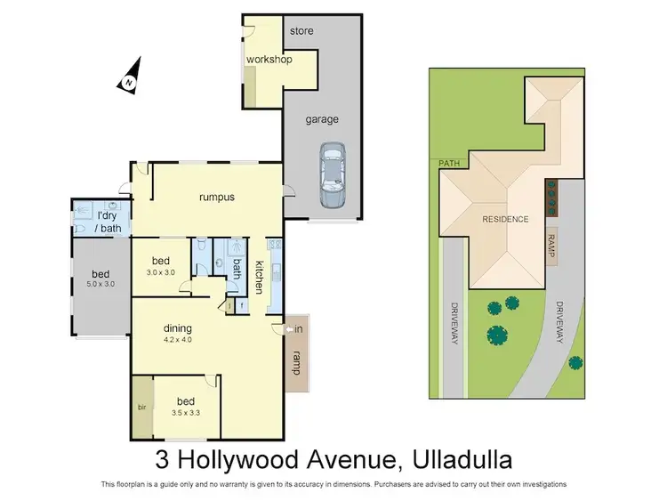 Floorplan of Homely house listing, 3 Hollywood Avenue, Ulladulla NSW 2539