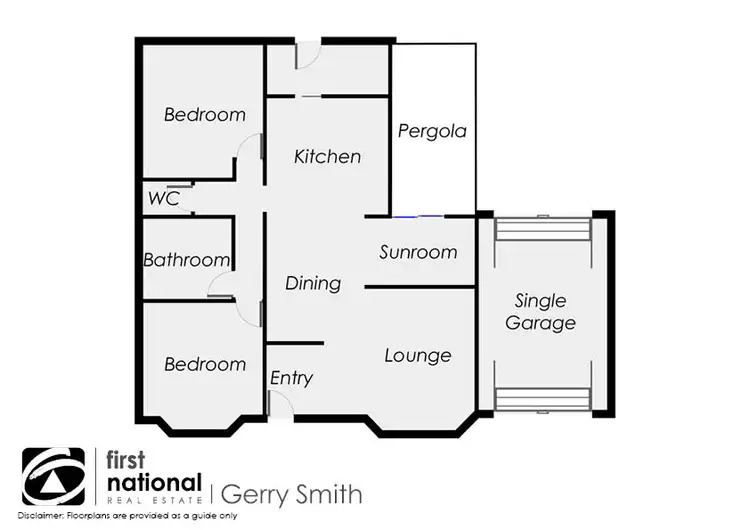 Floorplan of Homely unit listing, 2/2 Fulton Avenue, Horsham VIC 3400