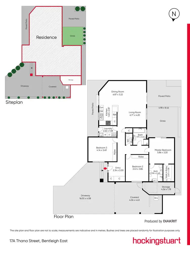 Floorplan of Homely unit listing, 17A Thana Street, Bentleigh East VIC 3165