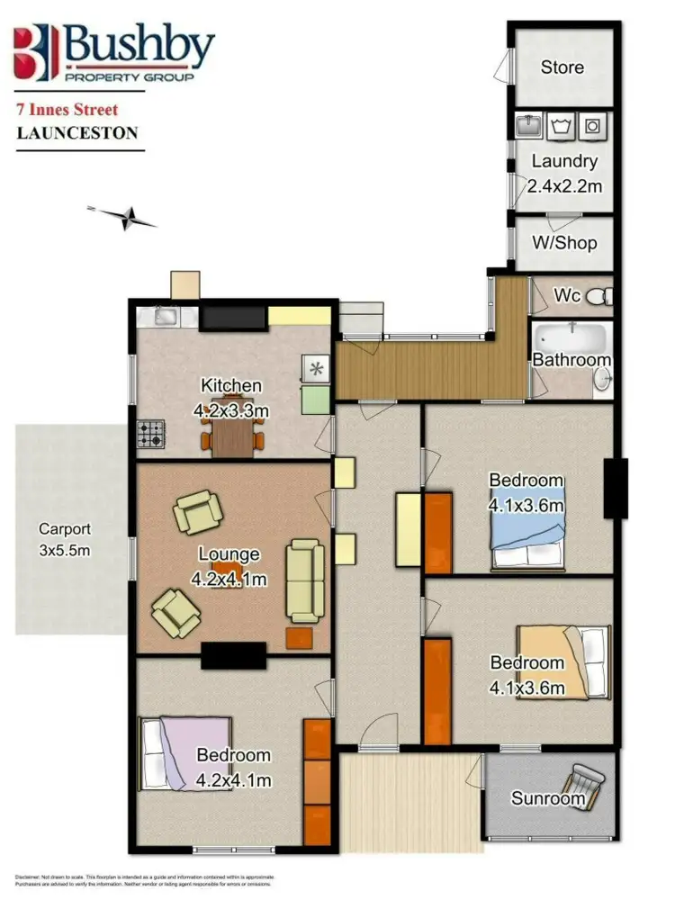 Floorplan of Homely house listing, 7 Innes Street, Launceston TAS 7250