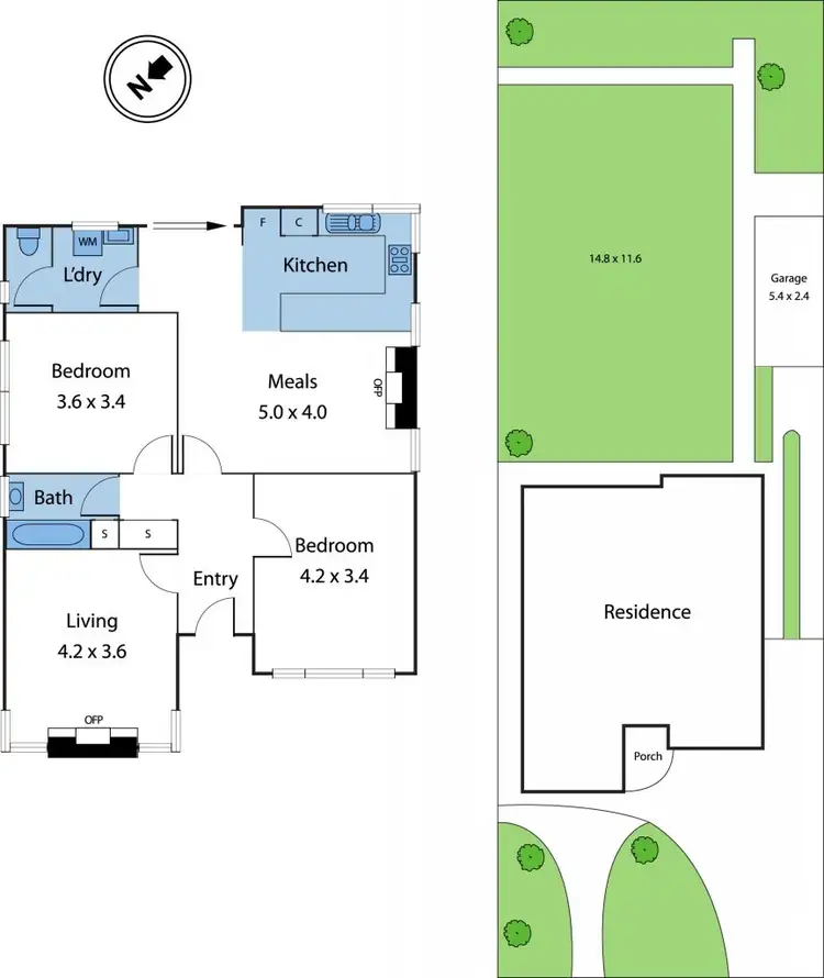 Floorplan of Homely house listing, 41 Khartoum Street, West Footscray VIC 3012