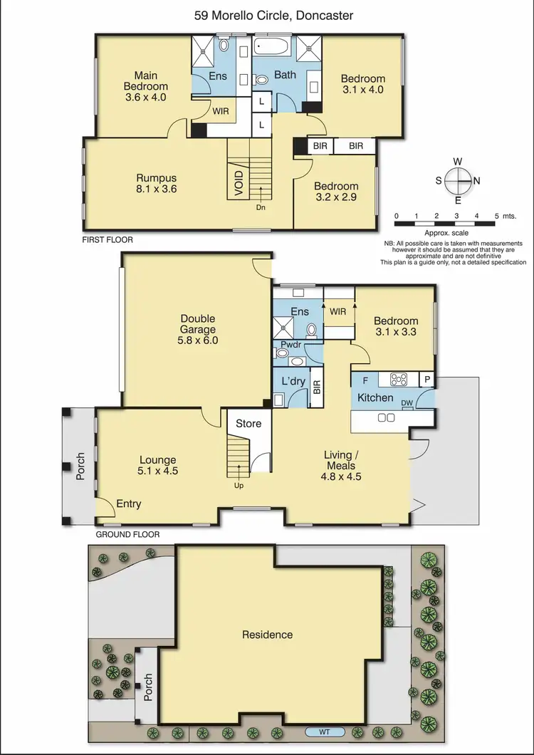 Floorplan of Homely house listing, 59 Morello Circle, Doncaster East VIC 3109