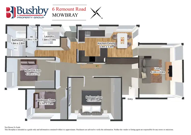 Floorplan of Homely house listing, 6 Remount Road, Mowbray TAS 7248