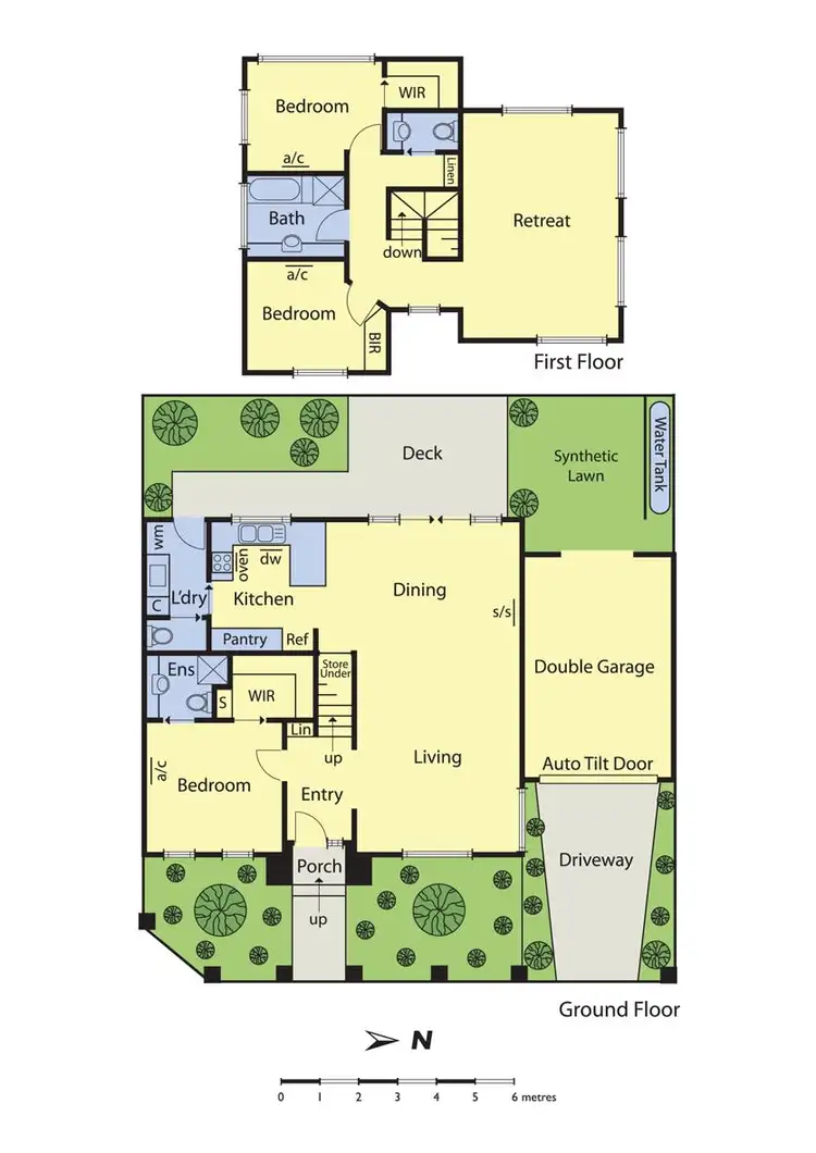 Floorplan of Homely townhouse listing, 1A Munro Avenue, Cheltenham VIC 3192