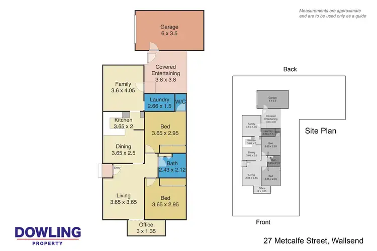 Floorplan of Homely house listing, 27 Metcalfe Street, Wallsend NSW 2287