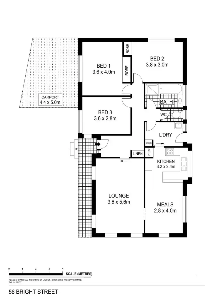 Floorplan of Homely house listing, 56 Bright Street, California Gully VIC 3556