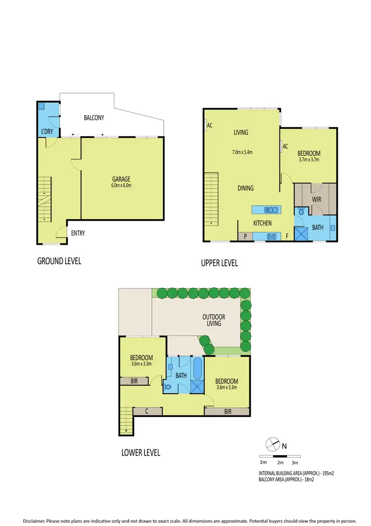 Floorplan of Homely townhouse listing, 12/70 Coghlan Street, Niddrie VIC 3042