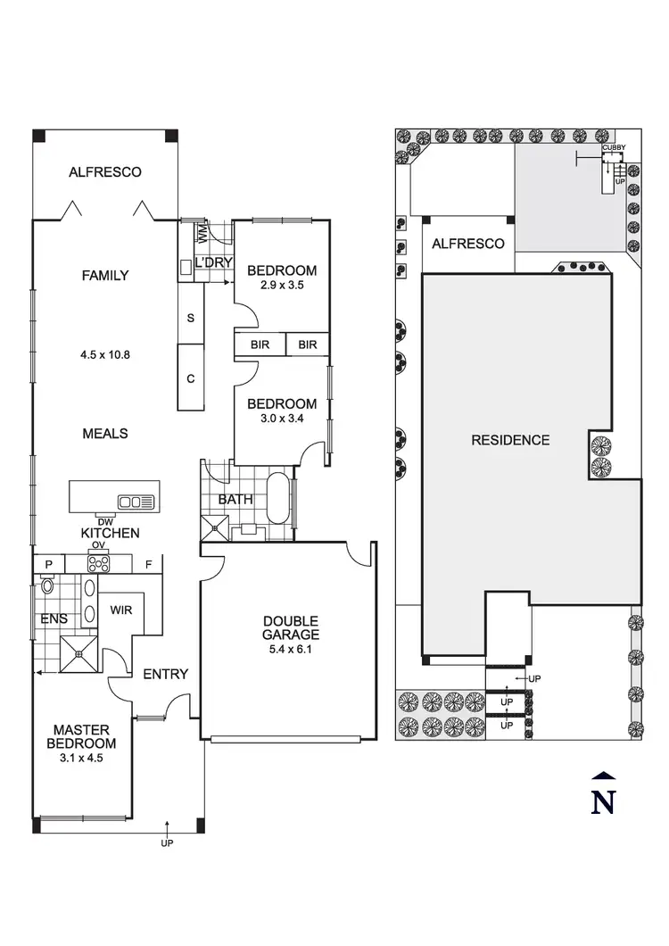 Floorplan of Homely house listing, 56 Orchard Road, Doreen VIC 3754
