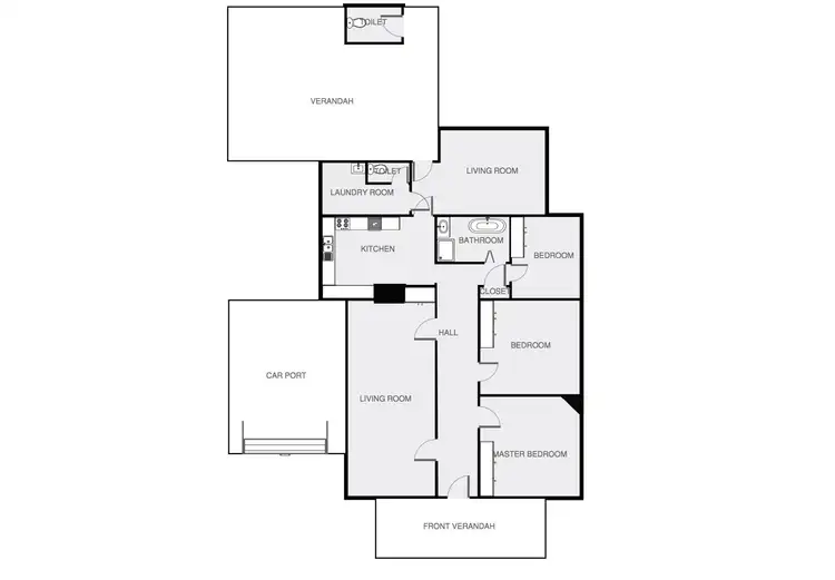 Floorplan of Homely house listing, 2157 Fifteenth Street, Irymple VIC 3498