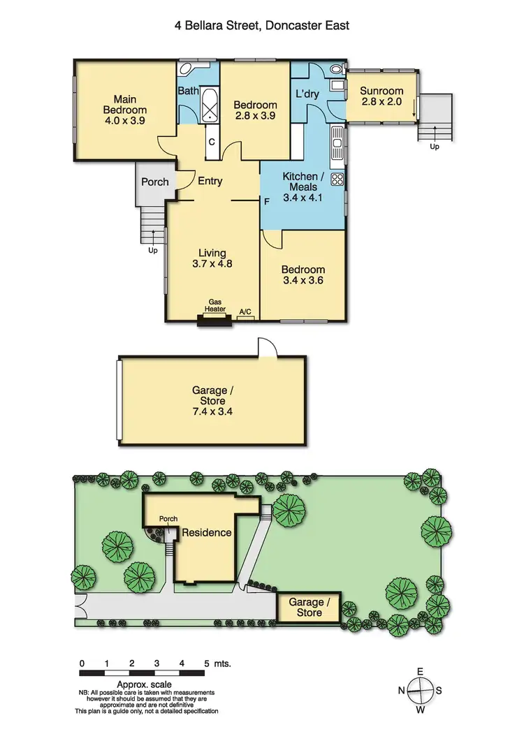 Floorplan of Homely house listing, 4 Bellara Street, Doncaster VIC 3108