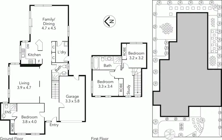 Floorplan of Homely house listing, 38 Foch Street, Reservoir VIC 3073