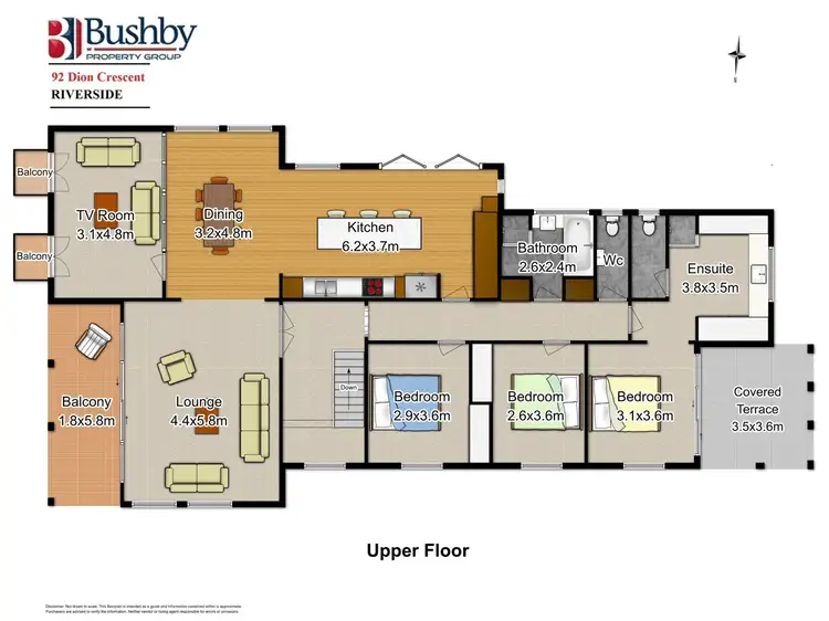Floorplan of Homely house listing, 92 Dion Crescent., Riverside TAS 7250