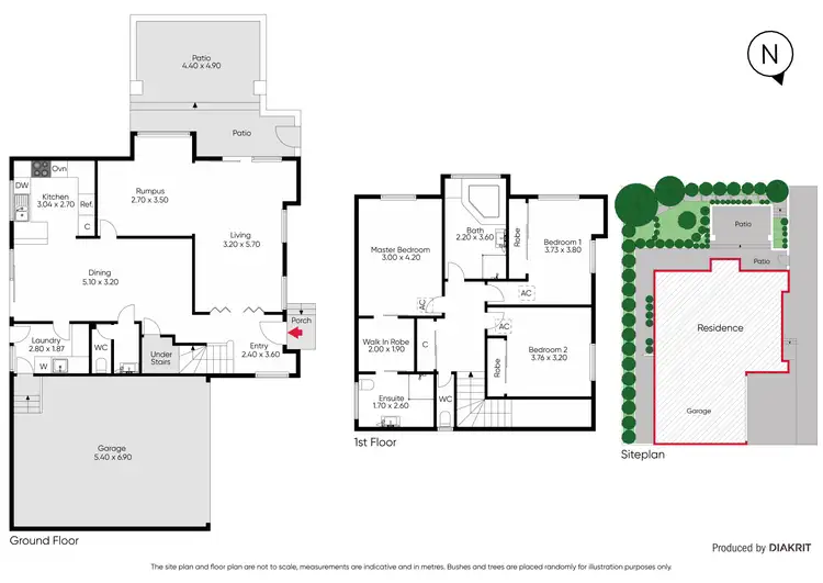 Floorplan of Homely townhouse listing, 1/47 John Street, Templestowe Lower VIC 3107