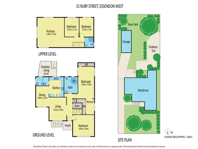 Floorplan of Homely house listing, 15 Ruby Street, Essendon West VIC 3040
