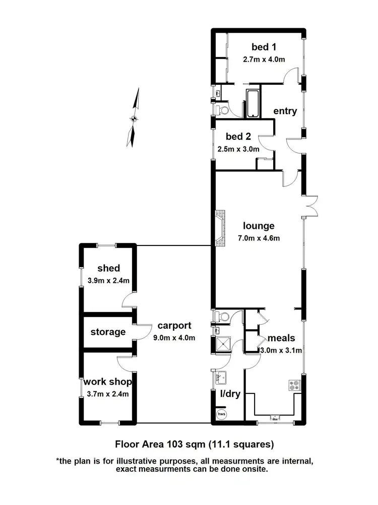 Floorplan of Homely house listing, 19 Coopers Road, Macclesfield VIC 3782