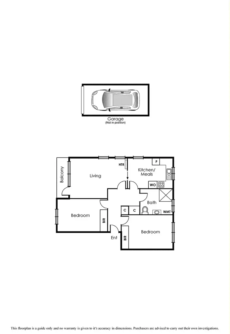Floorplan of Homely apartment listing, 1/91 Beach Road, Sandringham VIC 3191