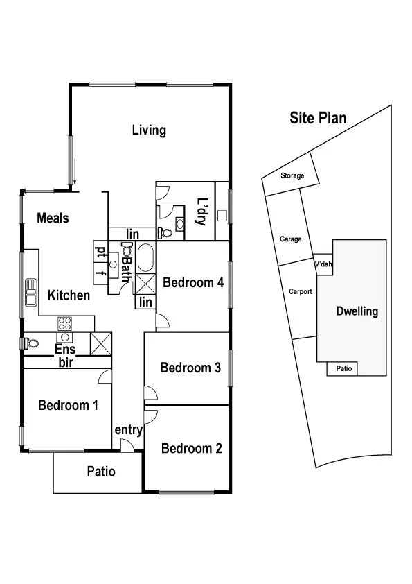 Floorplan of Homely house listing, 19 Elizabeth Court, Reservoir VIC 3073