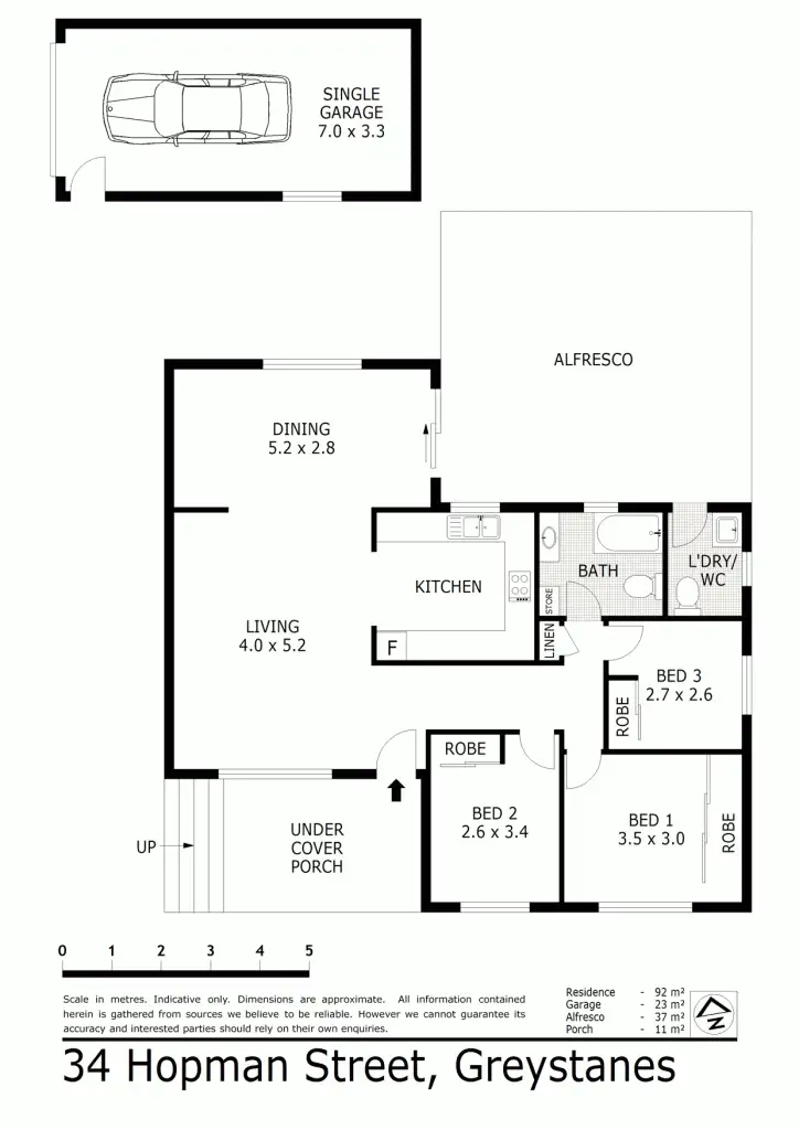 Floorplan of Homely house listing, 34 Hopman Street, Greystanes NSW 2145