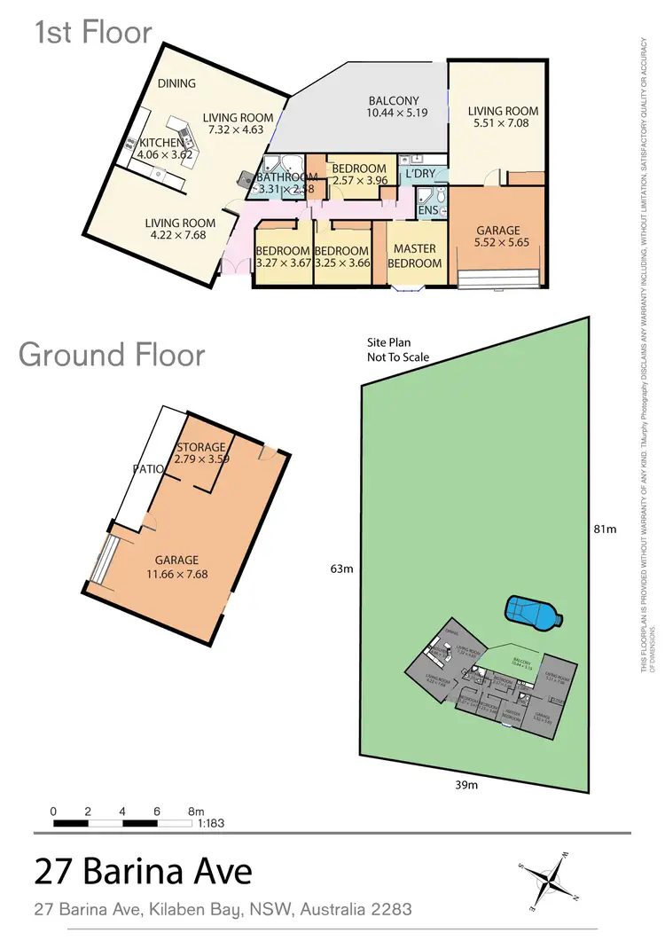 Floorplan of Homely house listing, 27 Barina Avenue, Kilaben Bay NSW 2283