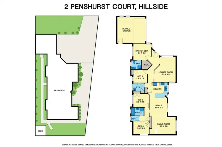 Floorplan of Homely house listing, 2 Penshurst Court, Hillside VIC 3037