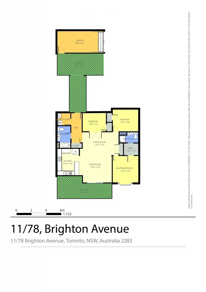 Floorplan of Homely unit listing, 11/78 Brighton Avenue, Toronto NSW 2283