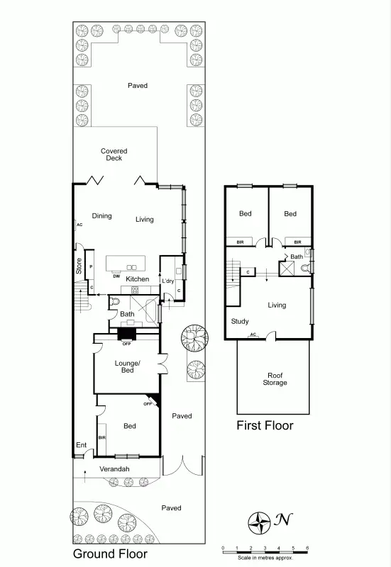 Floorplan of Homely house listing, 6 Tranmere Avenue, Carnegie VIC 3163