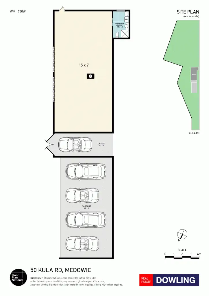 Floorplan of Homely land listing, 50 Kula Road, Medowie NSW 2318