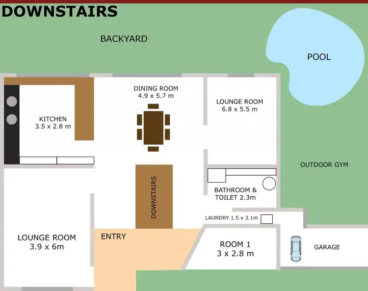 Floorplan of Homely house listing, 4 Drysdale Close, Mackenzie QLD 4156