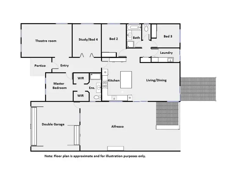 Floorplan of Homely house listing, 36 Rural Drive, Mildura VIC 3500